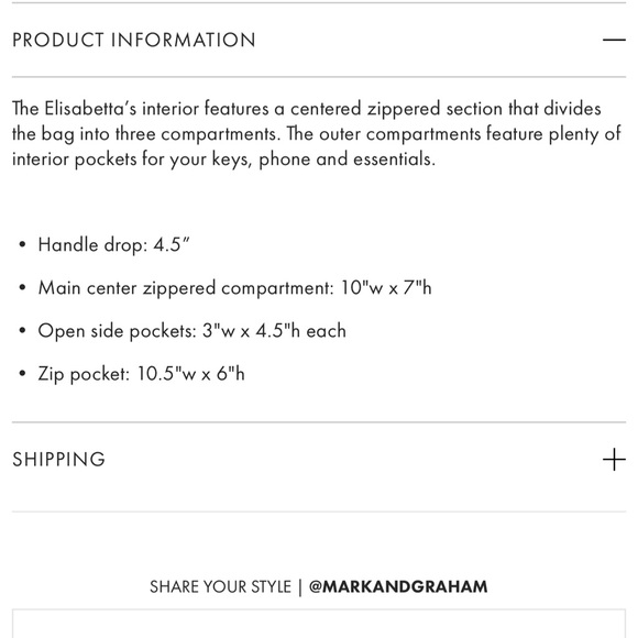 Mark & Graham Elisabetta Croc Handbag - Navy Blue - Picture 6 of 6